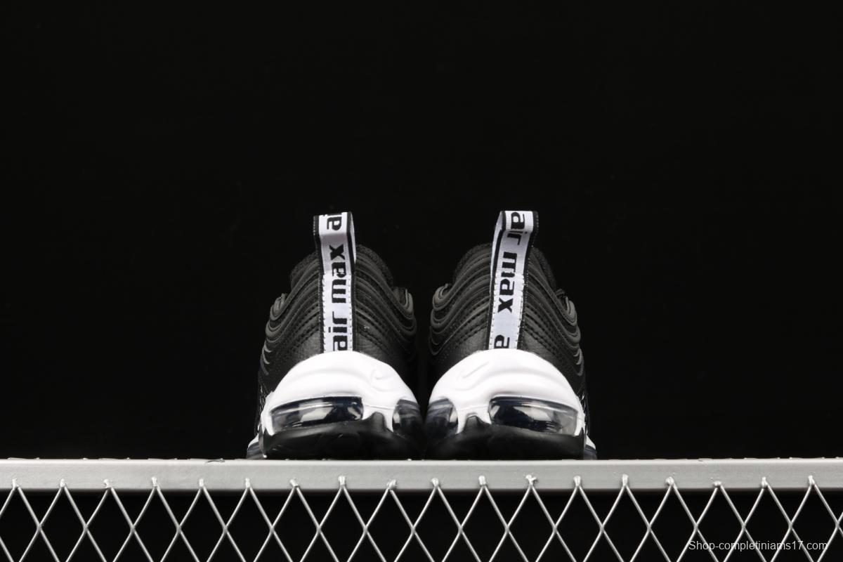 NIKE Air Max 97 Lx black and white serial bullet air cushion running shoes AR7621-001