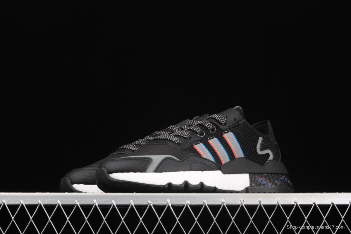 Adidas Nite Jogger 2019 Boost H01718 3M reflective vintage running shoes