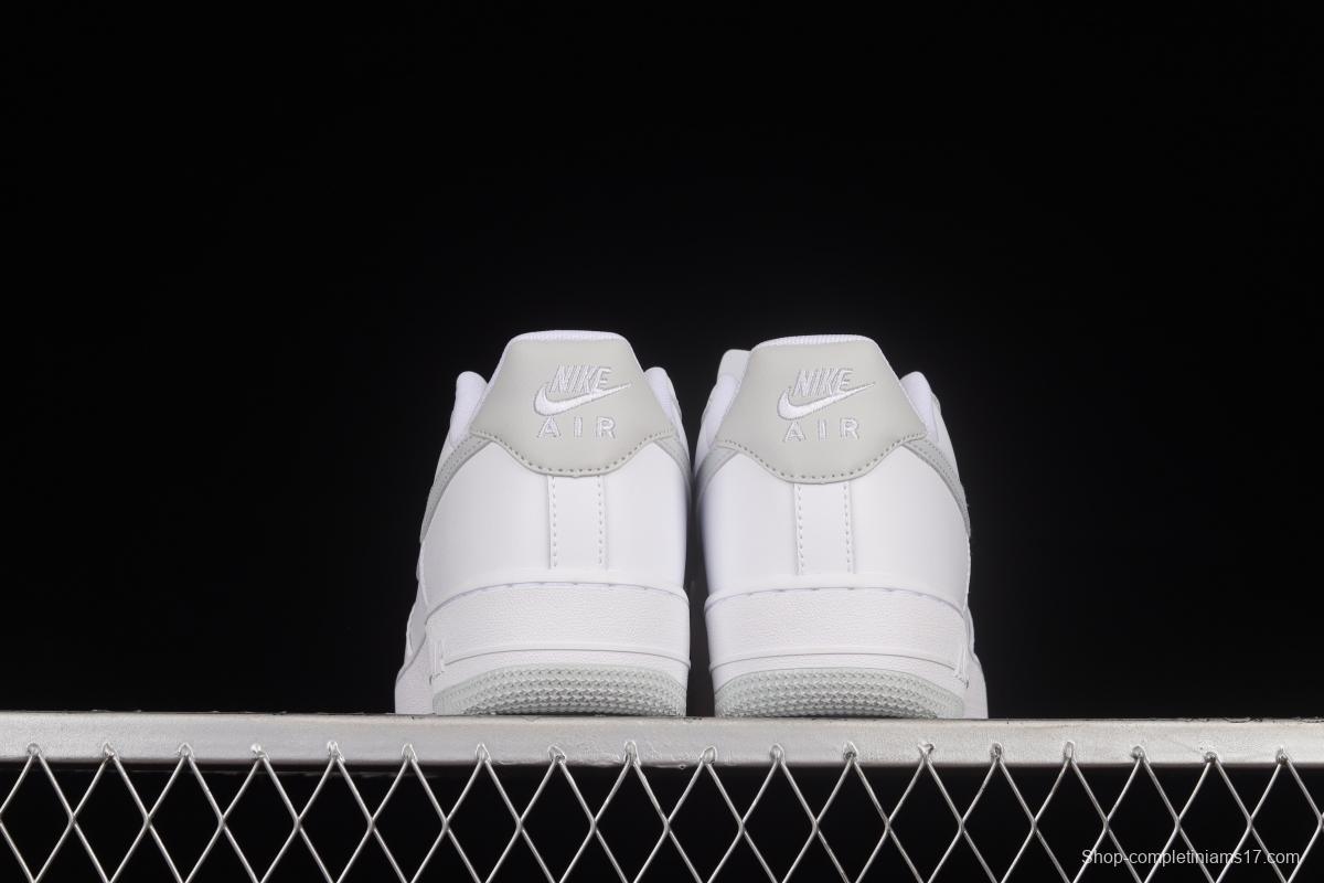 NIKE Air Force 1'07 Low White Gray Low Casual Sneakers DC2911-100