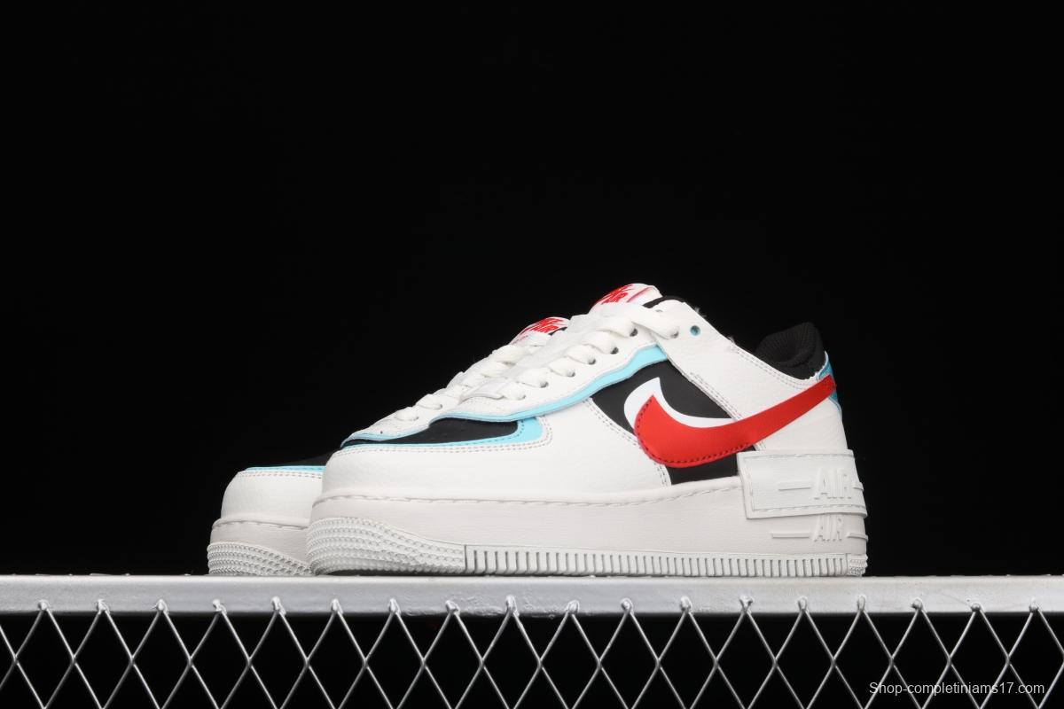 NIKE Air Force 1 ShAdidasow Rtl light weight heightened low-top board shoes DA4291-100