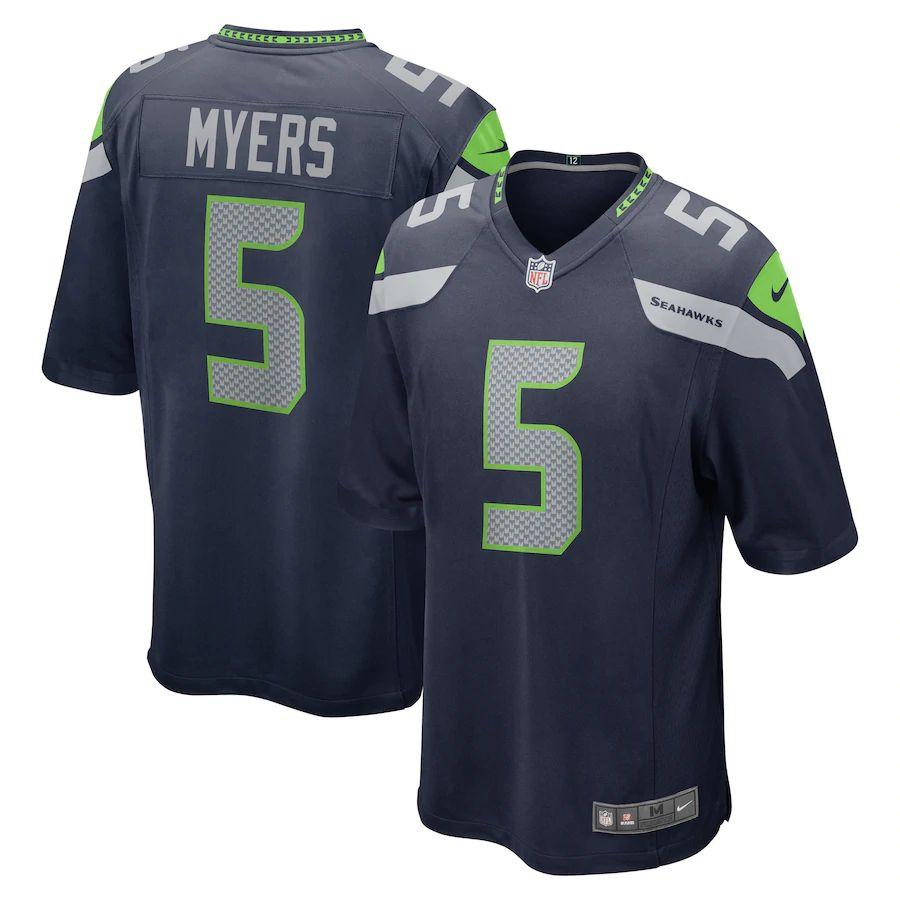Men's Jason Myers College Navy Player Limited Team Jersey