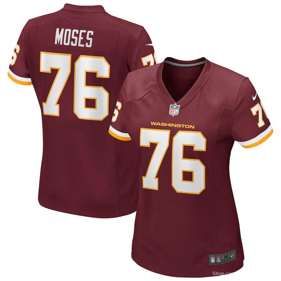 Women's Morgan Moses Burgundy Player Limited Team Jersey