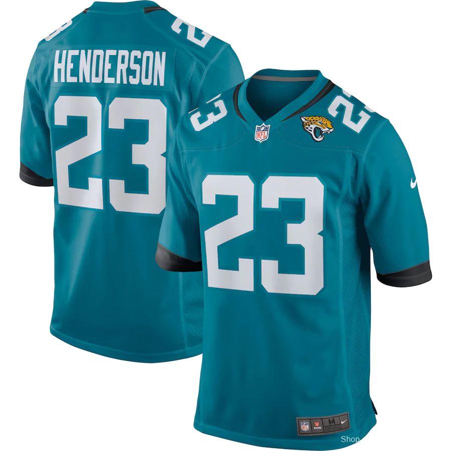 Men's CJ Henderson Teal Player Limited Team Jersey