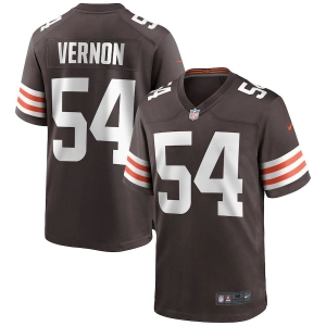 Men's Olivier Vernon Brown Player Limited Team Jersey