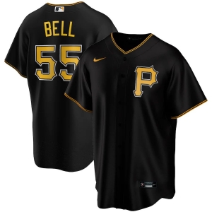 Men's Josh Bell Black Alternate 2020 Player Team Jersey