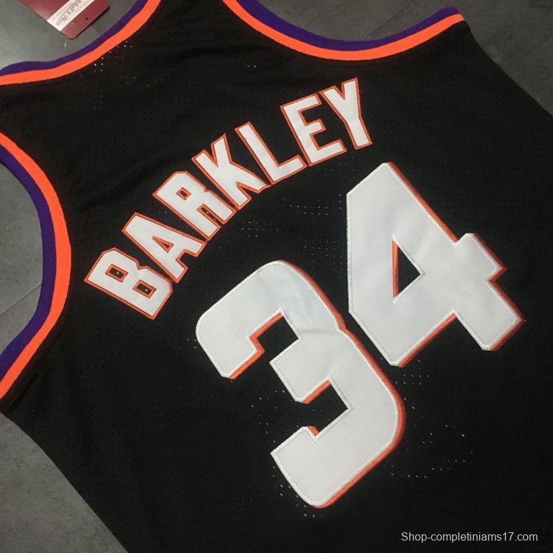 Men's Charles Barkley Black Retro Classic Team Jersey