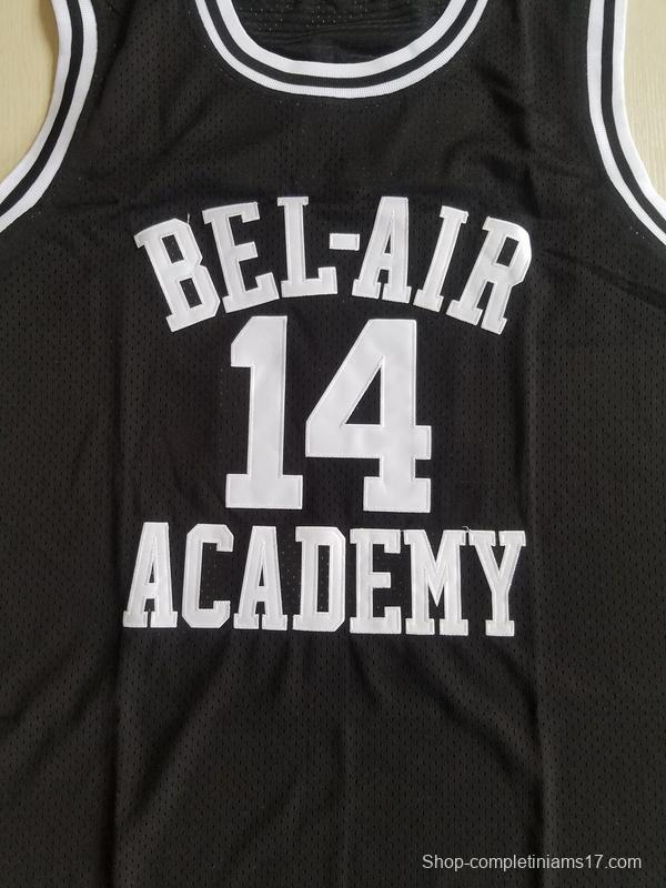 The Fresh Prince of Bel-Air Will Smith Bel-Air Academy Black Basketball Jersey