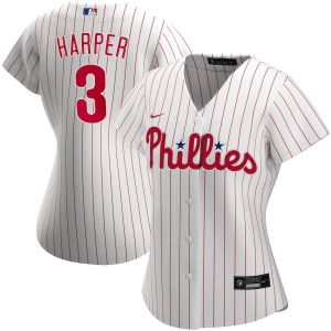 Women's Bryce Harper White Home 2020 Player Team Jersey