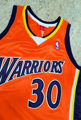 Men's Stephen Curry Orange Retro Classic Team Jersey