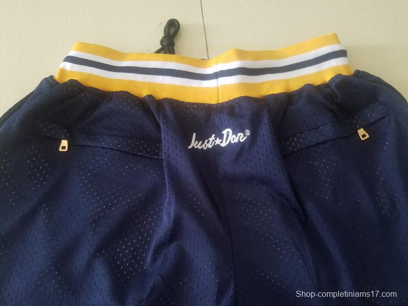 Michigan State College Navy Blue Basketball Shorts