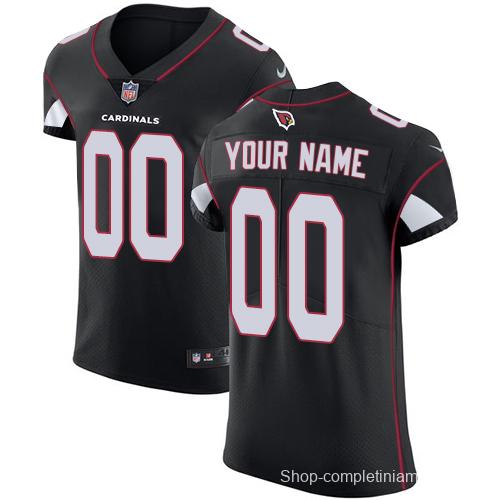 Men's Black Alternate Custom Elite Team Jersey