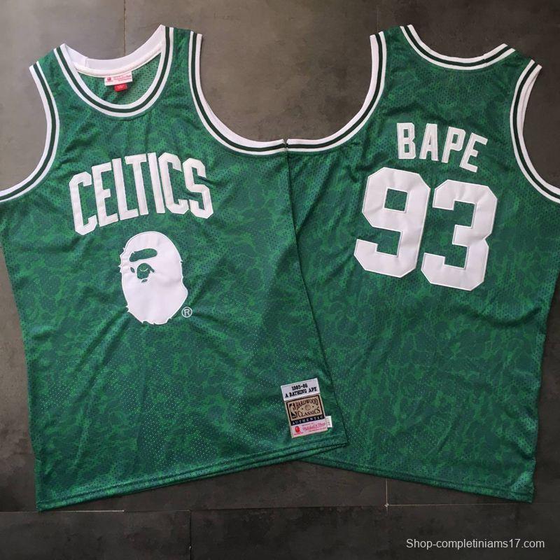 Men's BAPE Green Retro Classic Team Jersey