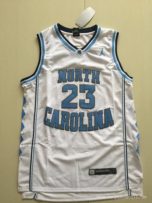 Michael Jordan 23 North Carolina College Basketball Jersey With AJ Logo