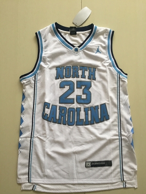 Michael Jordan 23 North Carolina College Basketball Jersey With AJ Logo