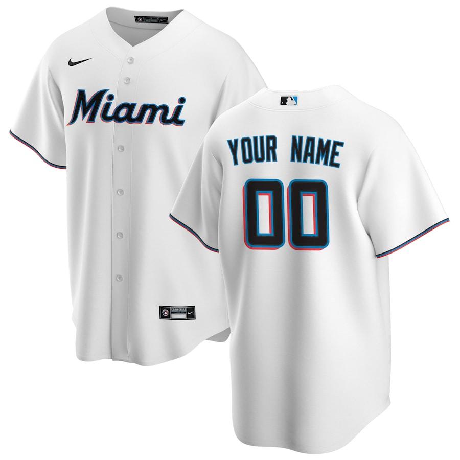 Youth White 2020 Home Custom Team Jersey