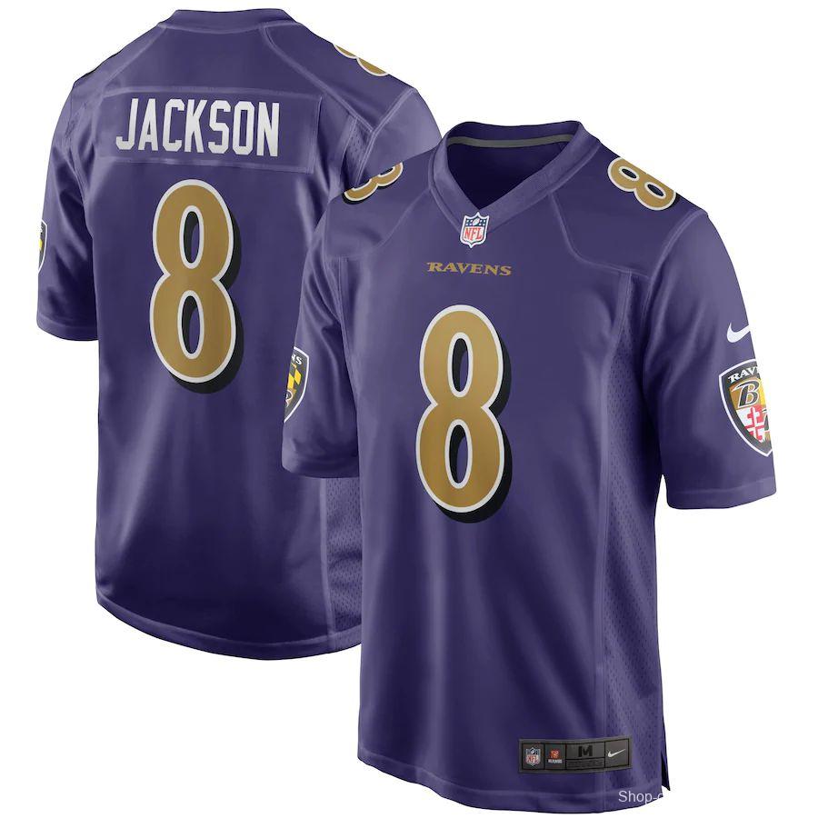 Men's Lamar Jackson Purple Alternate Player Limited Team Jersey