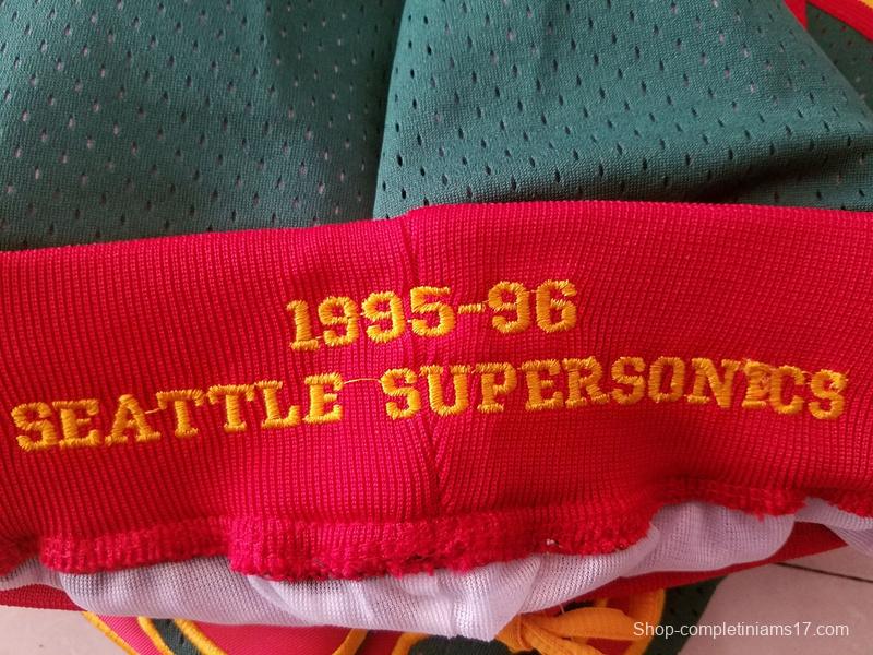 Seattle 1995-96 Throwback Classics Basketball Team Shorts