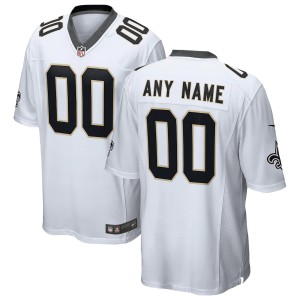 Men's White Custom Limited Team Jersey