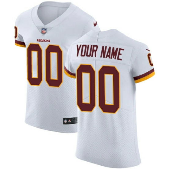 Men's White Custom Elite Team Jersey