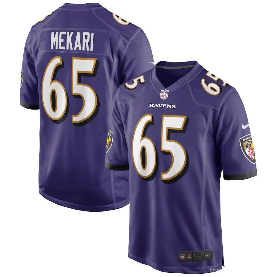 Men's Patrick Mekari Purple Player Limited Team Jersey