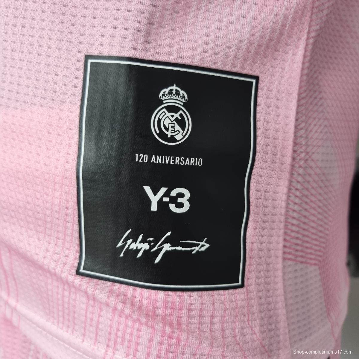 22/23 Real Madrid Y3 kids pink Soccer Jersey