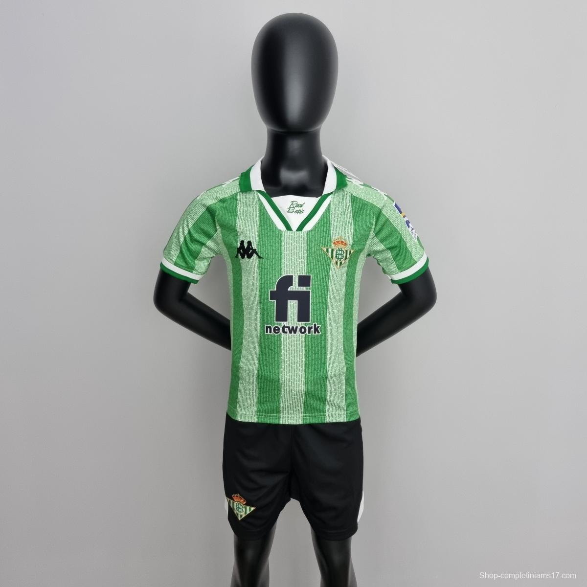 22/23 Real Betis Special Edition kids Soccer Jersey