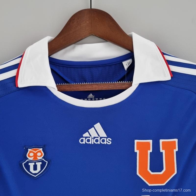 Retro 2011 Long Sleeve Universidad De Chile Home Soccer Jersey