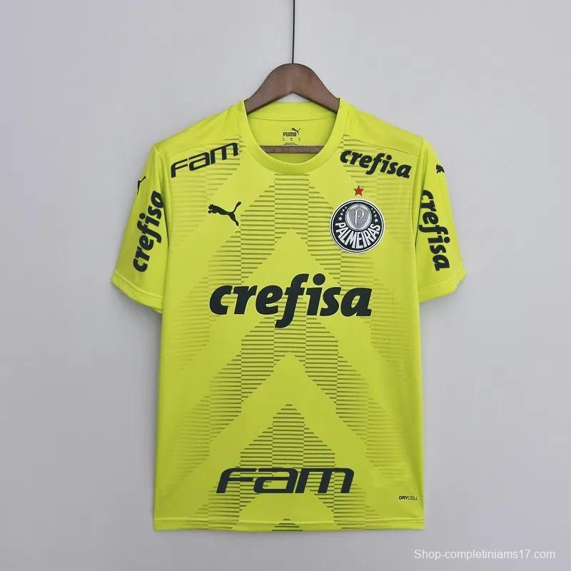 22/23 All Sponsor Palmeiras Goalkeeper Green Jersey