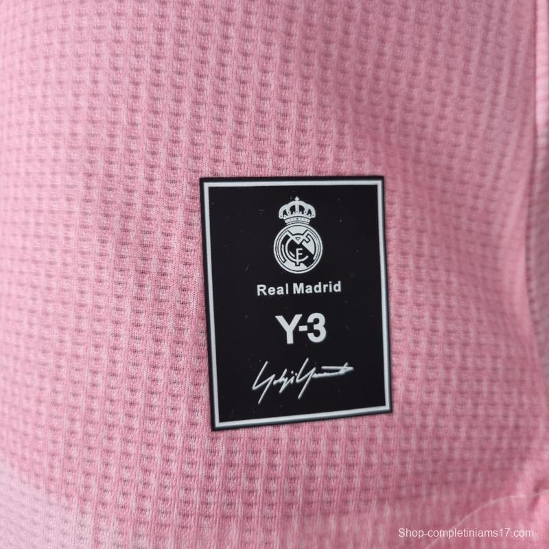 Player Version 2022 Real Madrid Y3 Edition Pink