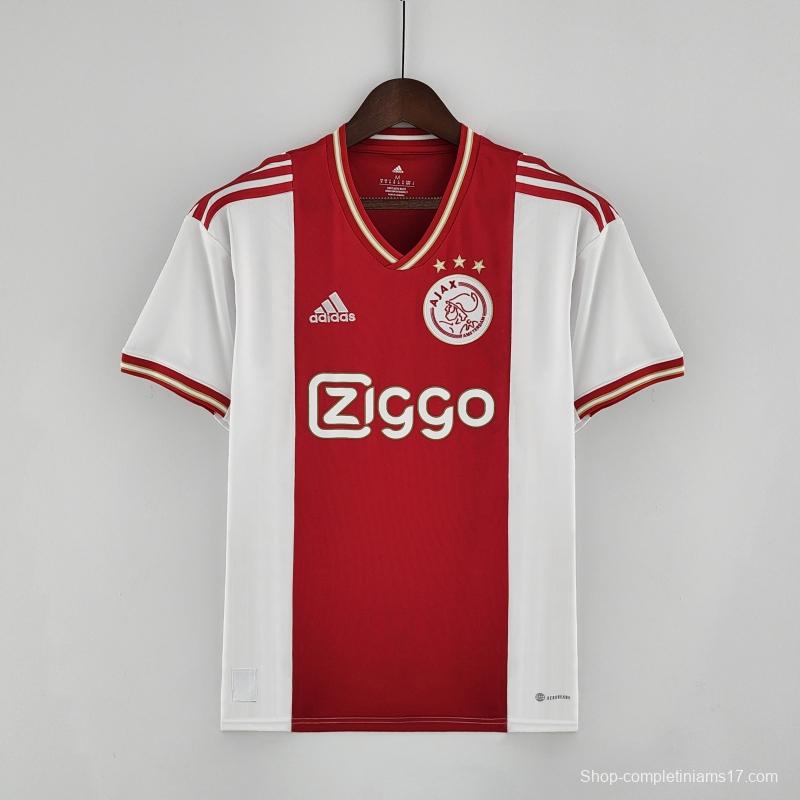 22/23 Ajax Home Soccer Jersey