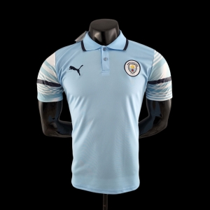 22/23 POLO Manchester City Light Blue Jersey