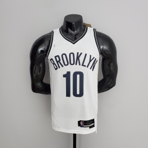 NBA 75th Anniversary Simmons #10 Nets White Jersey