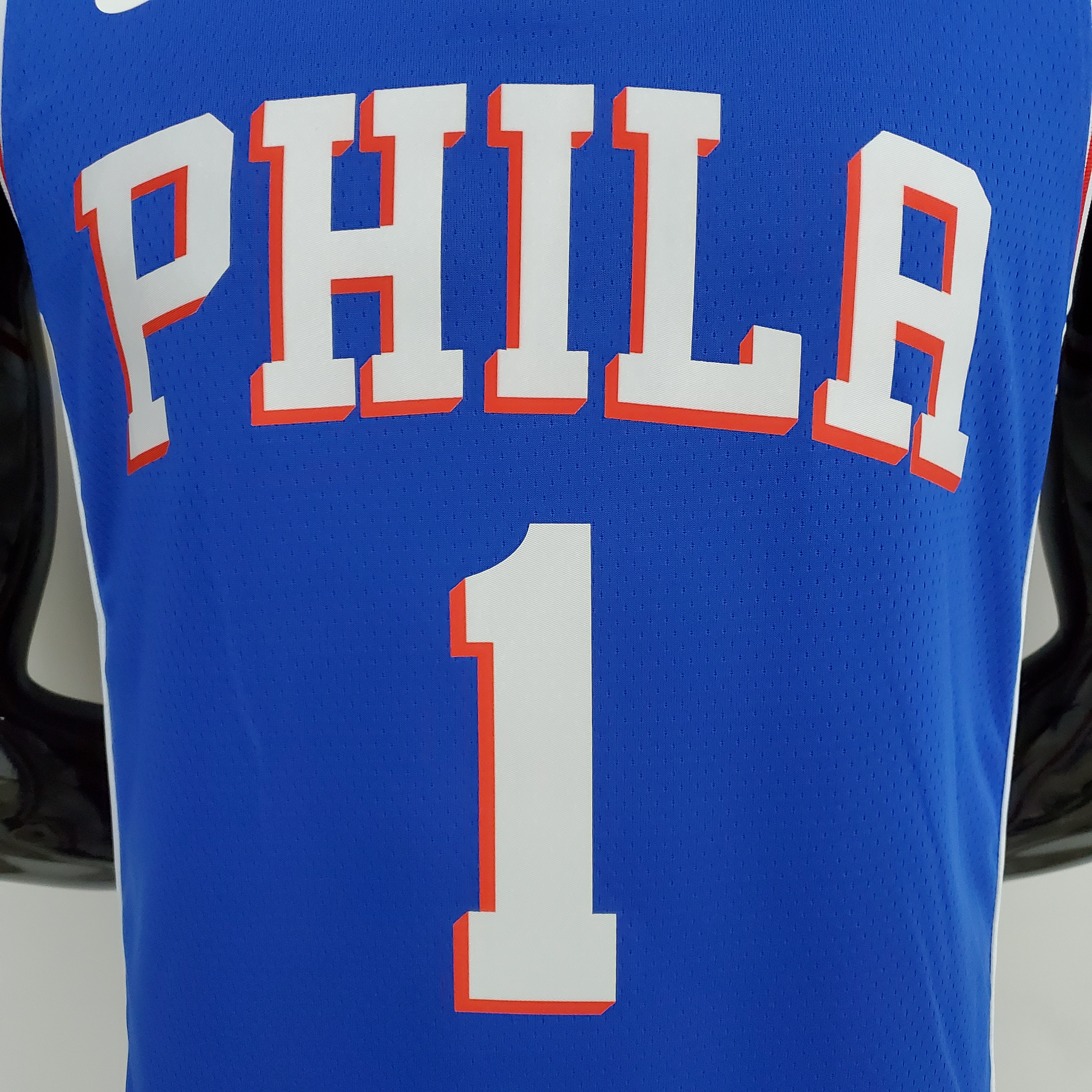 NBA 76ers Harden #1 V-Neck Blue