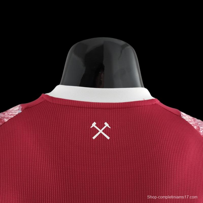 Player Version 22/23 West Ham United Home Soccer Jersey