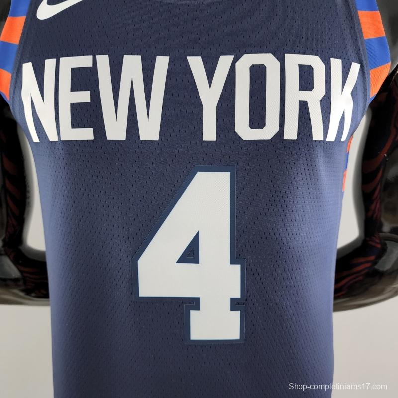 New York Knicks ROSE #4 Striped NBA Jersey