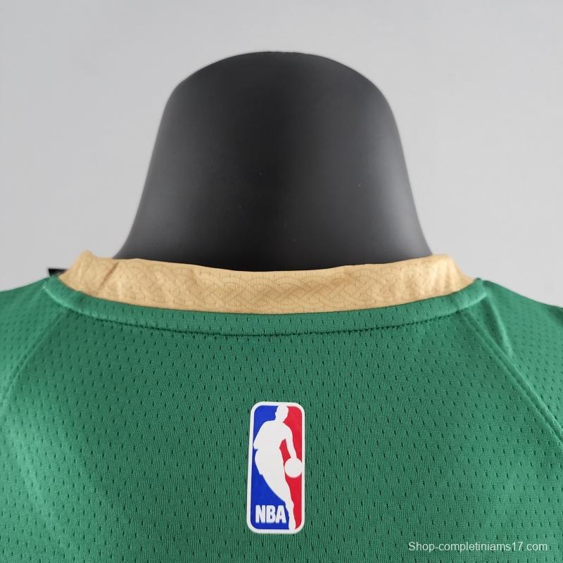 2020 BROWN#7 Boston Celtics City Edition Green NBA Jersey