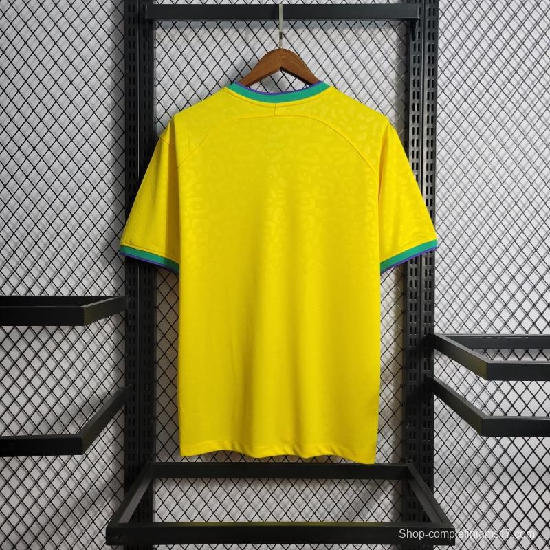 2022 Brazil Home Club World Cup National Team Soccer Jersey