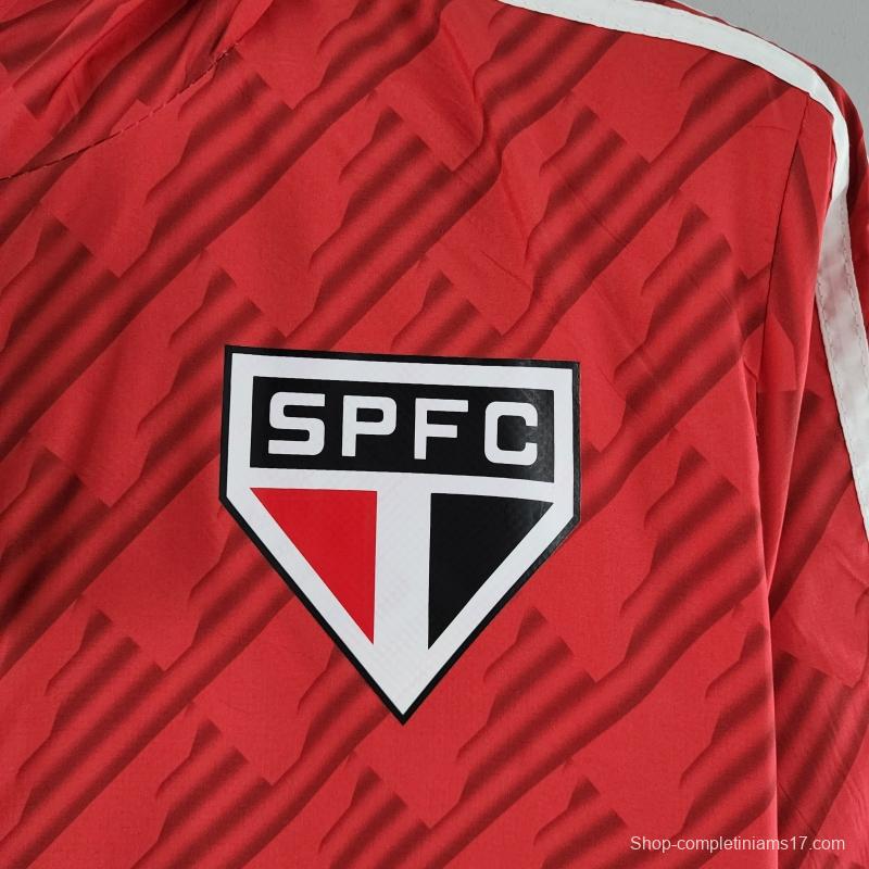 2022 Sao Paulo Windbreaker Red White