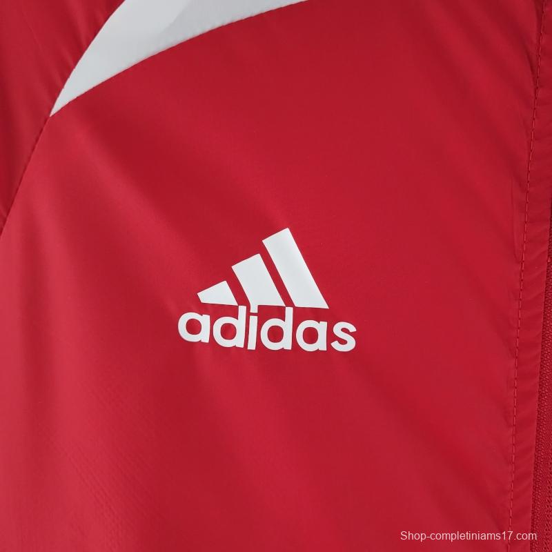 2022 SC Internacional Windbreaker Red And White