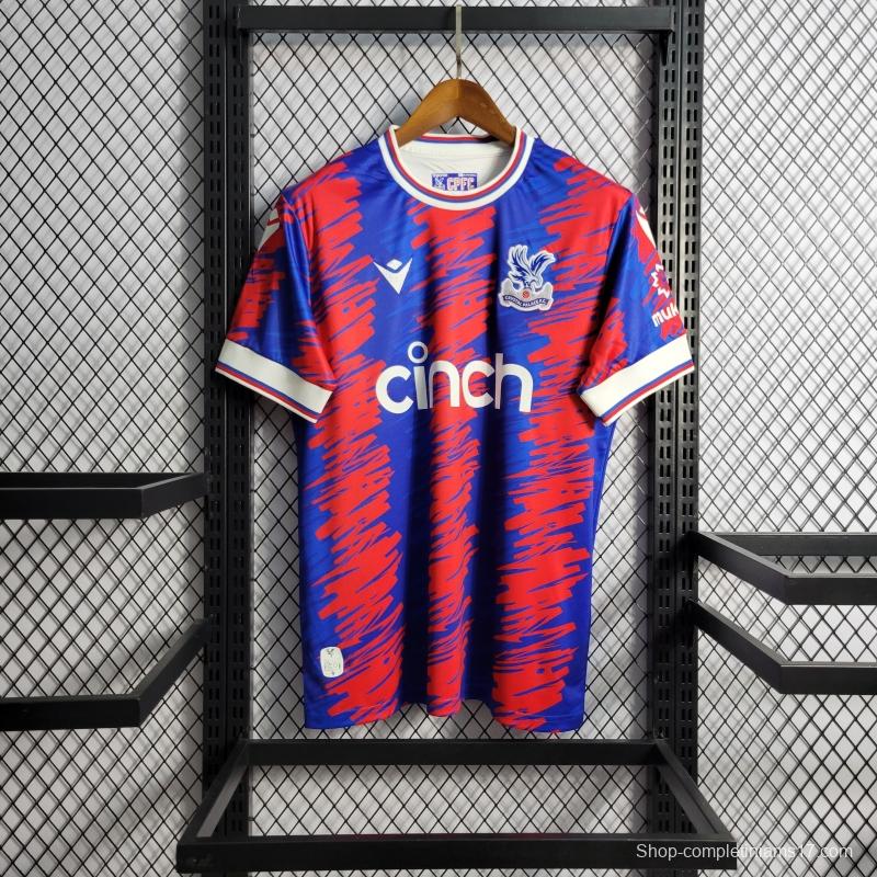 22/23 Crystal Palace Home Soccer Jersey