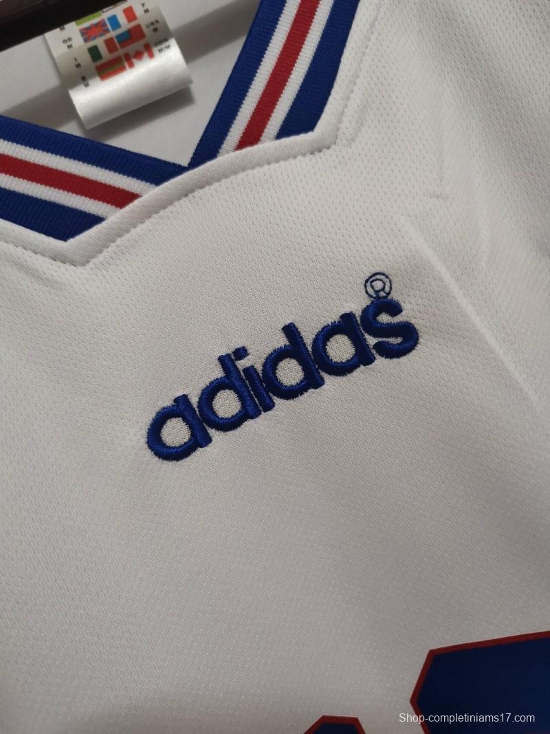 Retro 1996 France Away Soccer Jersey