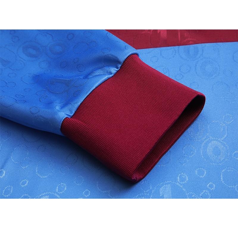 Retro 95/97 West Ham United Long Sleeve Away Blue Jersey