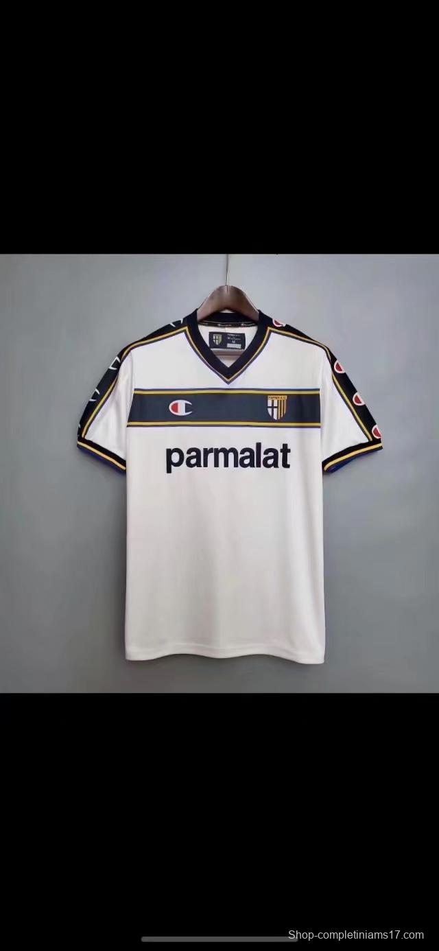 Retro 02/03 Parma Away Soccer Jersey