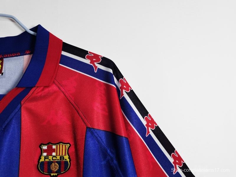 Retro 1995/97 Barcelona Home Soccer Jersey