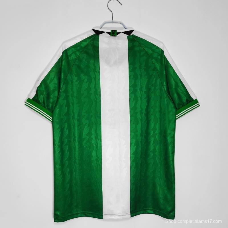 Retro 1996 Nigeria Home Soccer Jersey