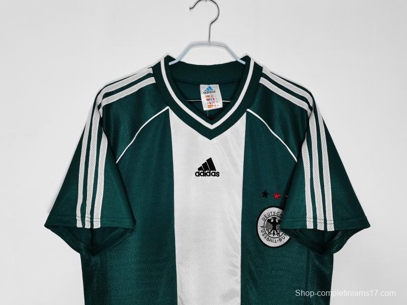 Retro 1998 Germany Away Soccer Jersey