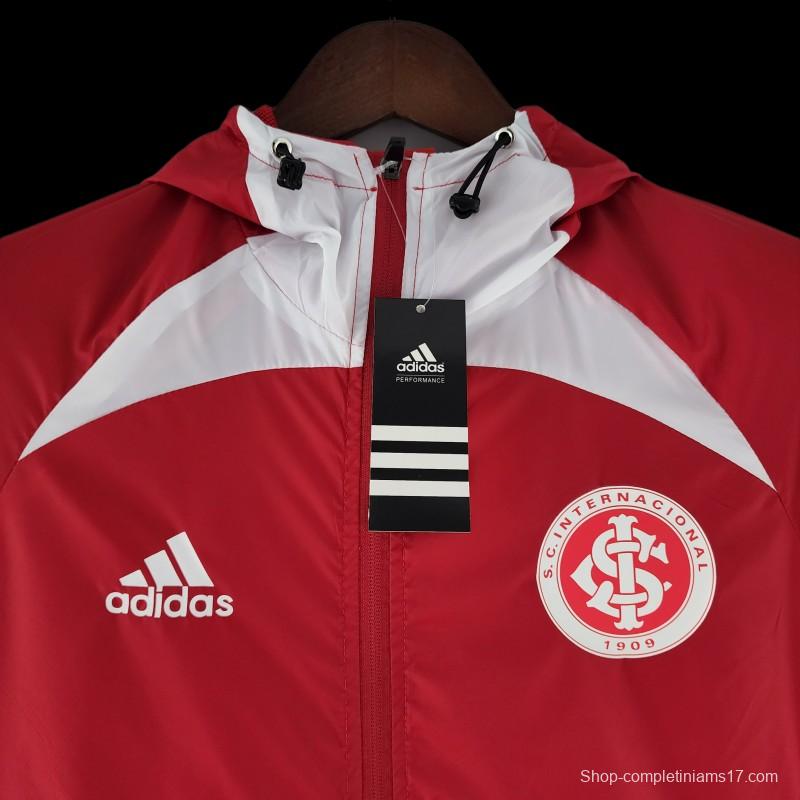 22/23 SC Internacional Windbreaker Red And White