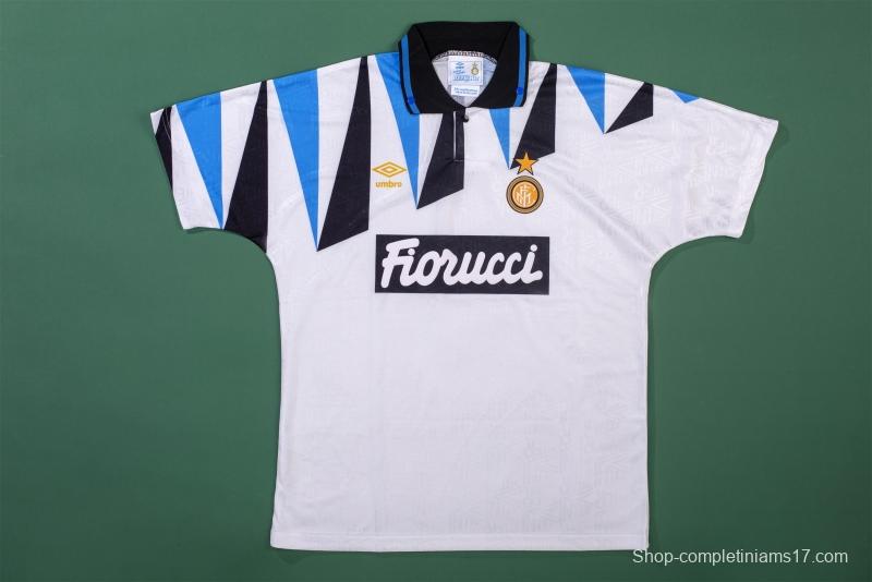 RETRO 92/93 Inter Milan Away Soccer Jersey