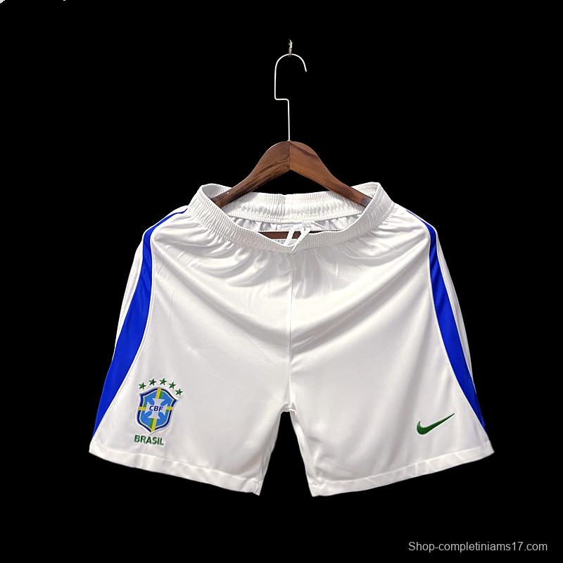 2022 Brazil Away Soccer Shorts