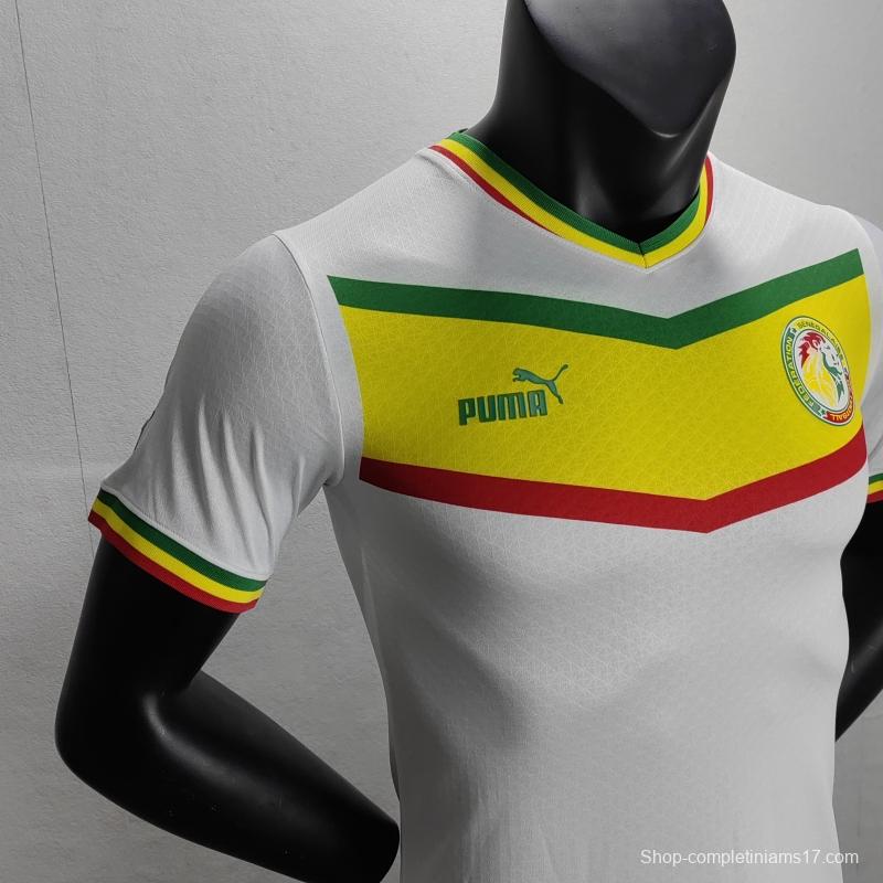 Player Version 2022 Senegal Home Soccer Jersey